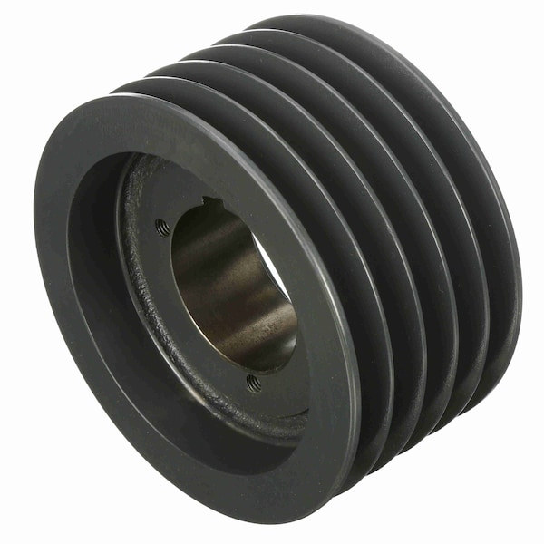 5 Groove Cast Iron Bushed Bore Multiple Sheave, 5B5V70